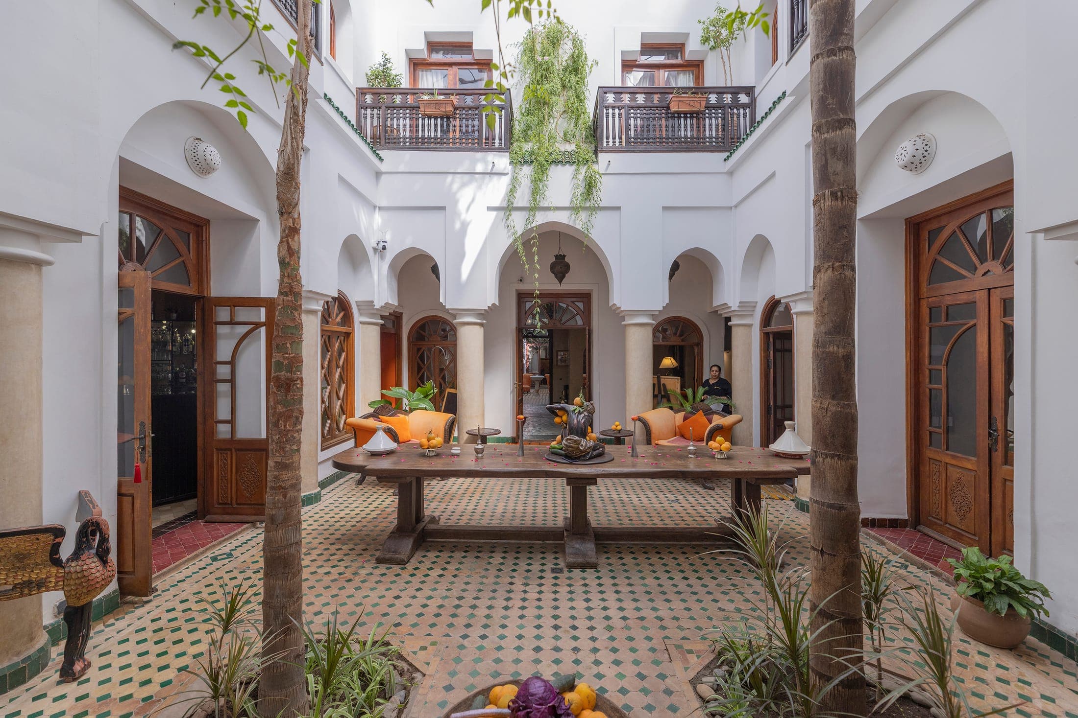 Patio principal du Riad Ayadina